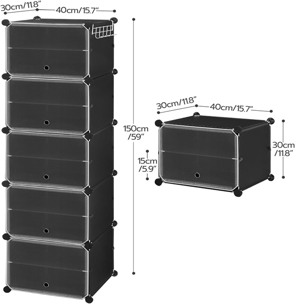plastic shoe rack